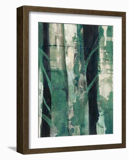 Deep Woods II Emerald Crop-Albena Hristova-Framed Art Print