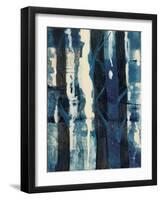 Deep Woods II Indigo-Albena Hristova-Framed Art Print