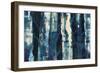 Deep Woods III Indigo-Albena Hristova-Framed Art Print