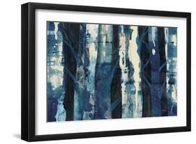 Deep Woods III Indigo-Albena Hristova-Framed Art Print