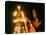 Deepawali Lamps-null-Stretched Canvas