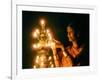 Deepawali Lamps-null-Framed Photographic Print