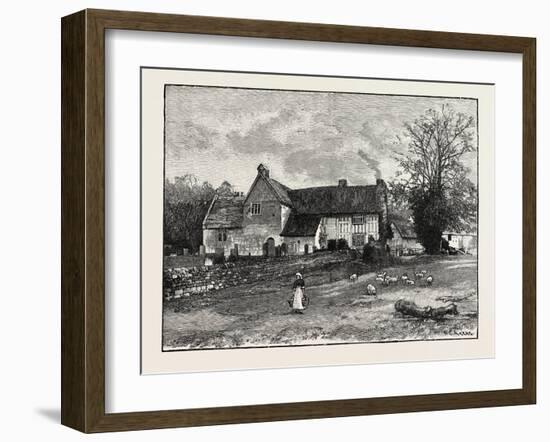 Deepdale Church and Old Guest House, from the North-null-Framed Giclee Print