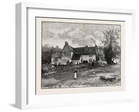 Deepdale Church and Old Guest House, from the North-null-Framed Giclee Print