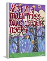 Deeper Roots-Carla Bank-Framed Stretched Canvas