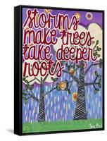 Deeper Roots-Carla Bank-Framed Stretched Canvas
