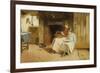 Deeply Interesting, 1904 (Pencil and Watercolour)-Carlton Alfred Smith-Framed Giclee Print