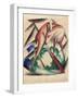 Deer, 1912-Franz Marc-Framed Giclee Print