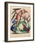 Deer, 1912-Franz Marc-Framed Giclee Print