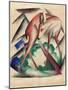 Deer, 1912-Franz Marc-Mounted Giclee Print
