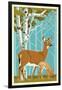 Deer and Fawn-Lantern Press-Framed Art Print