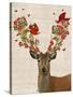 Deer and Love Birds-Fab Funky-Stretched Canvas