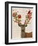 Deer and Love Birds-Fab Funky-Framed Art Print