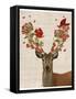 Deer and Love Birds-Fab Funky-Framed Stretched Canvas