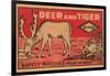 Deer And Tiger Safety Matches-null-Framed Art Print