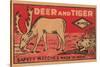 Deer And Tiger Safety Matches-null-Stretched Canvas