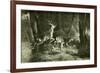 Deer Austria 1891-null-Framed Giclee Print