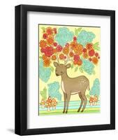 Deer Bloom-My Zoetrope-Framed Art Print