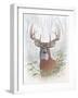 Deer Buck Portrait-Ron Jenkins-Framed Art Print