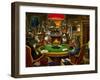 Deer Camp-Leo Stans-Framed Art Print