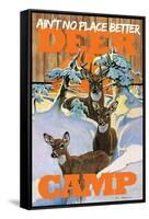 Deer Camp-null-Framed Stretched Canvas