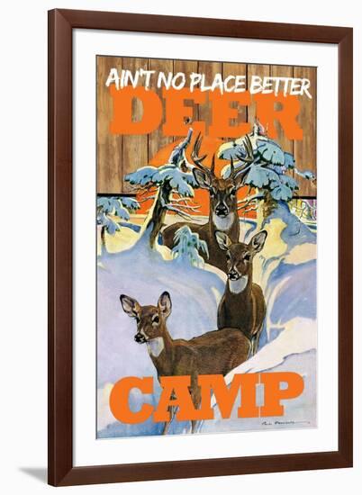 Deer Camp-null-Framed Giclee Print