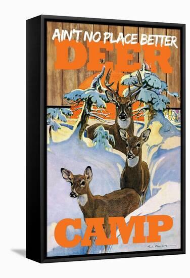 Deer Camp-null-Framed Stretched Canvas