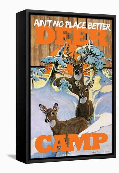 Deer Camp-null-Framed Stretched Canvas