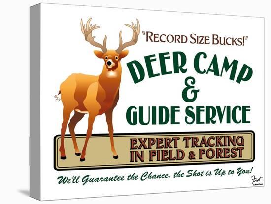 Deer Camp-Mark Frost-Stretched Canvas