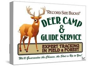 Deer Camp-Mark Frost-Stretched Canvas