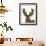 Deer, Candy Cane Wreath-Fab Funky-Framed Art Print displayed on a wall