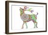 Deer Color-Miguel Balbás-Framed Giclee Print