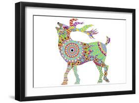 Deer Color-Miguel Balbás-Framed Giclee Print