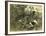 Deer Dog Hunt Austira 1891-null-Framed Giclee Print