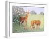 Deer Family-Pat Scott-Framed Giclee Print