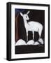 Deer from Washington Park Ii, C.2017 (Charcoal, Gesso and Casein on Paper)-Janel Bragg-Framed Giclee Print