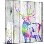 Deer Gaze Colorful-OnRei-Mounted Art Print