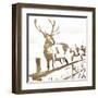 Deer Gaze-OnRei-Framed Art Print