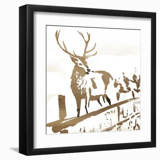 Deer Gaze-OnRei-Framed Art Print