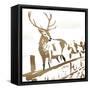 Deer Gaze-OnRei-Framed Stretched Canvas