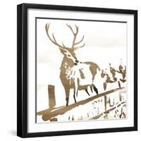 Deer Gaze-OnRei-Framed Art Print