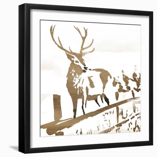 Deer Gaze-OnRei-Framed Art Print