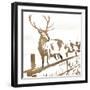 Deer Gaze-OnRei-Framed Art Print