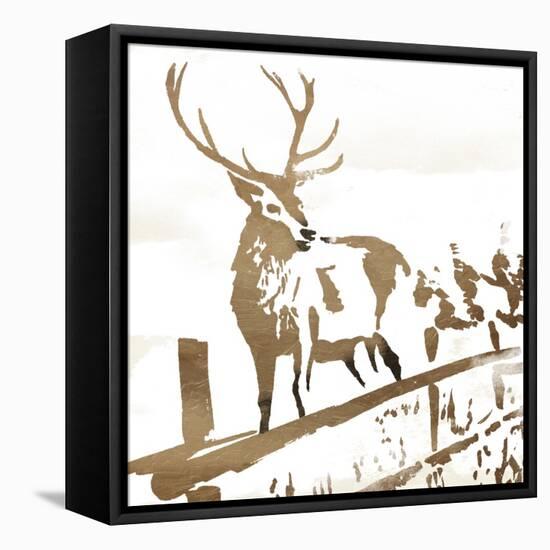 Deer Gaze-OnRei-Framed Stretched Canvas