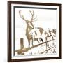 Deer Gaze-OnRei-Framed Art Print