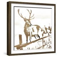 Deer Gaze-OnRei-Framed Premium Giclee Print