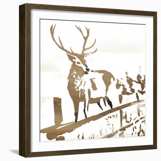 Deer Gaze-OnRei-Framed Premium Giclee Print