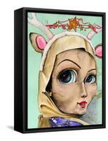 Deer Girl-Coco Electra-Framed Stretched Canvas