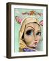 Deer Girl-Coco Electra-Framed Art Print