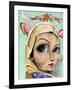 Deer Girl-Coco Electra-Framed Art Print